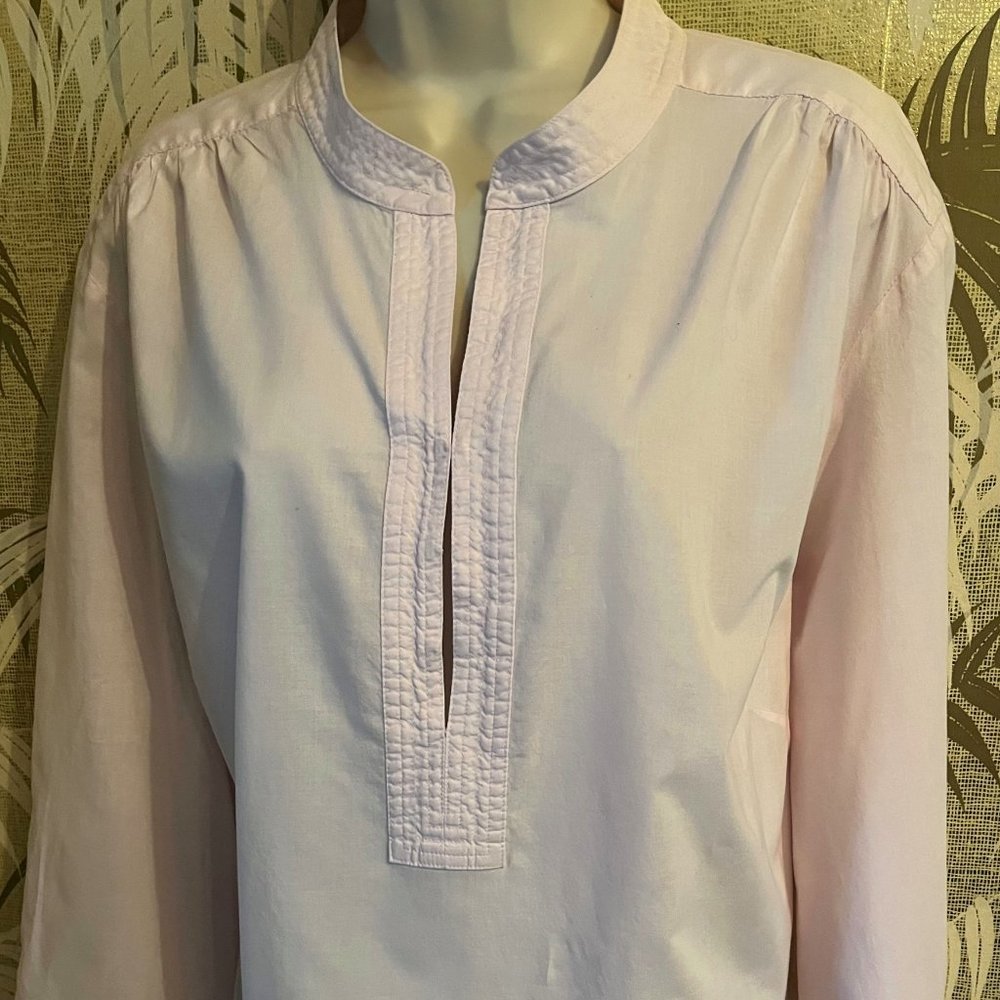 TALBOTS Woman Pink Tunic Blouse Top - Plus Size 2X